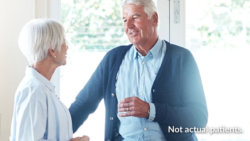 Older Couple Talking
