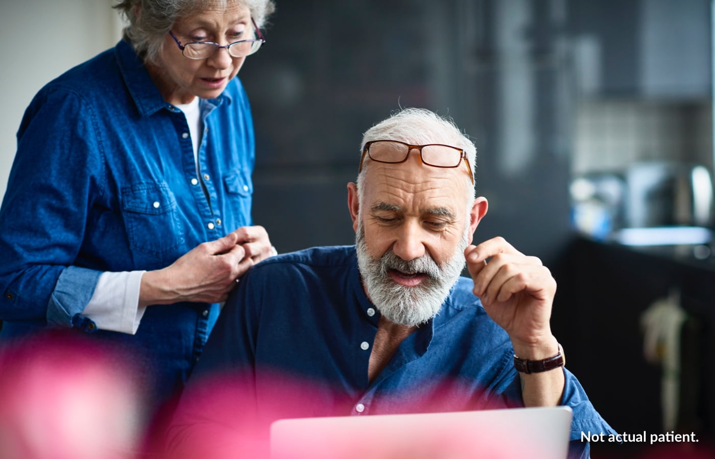 Older Couple on Laptop